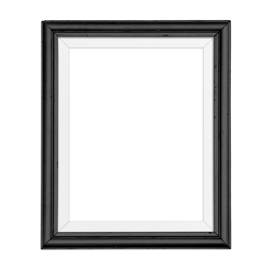 Black blank frame