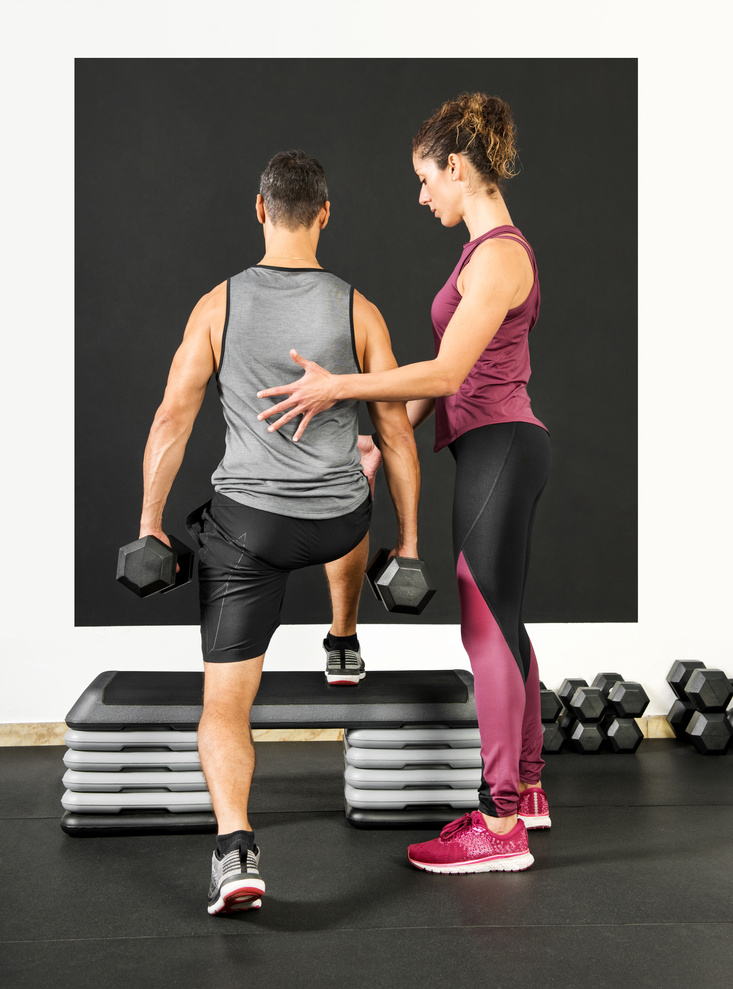 Female Personal Trainer in a Gym